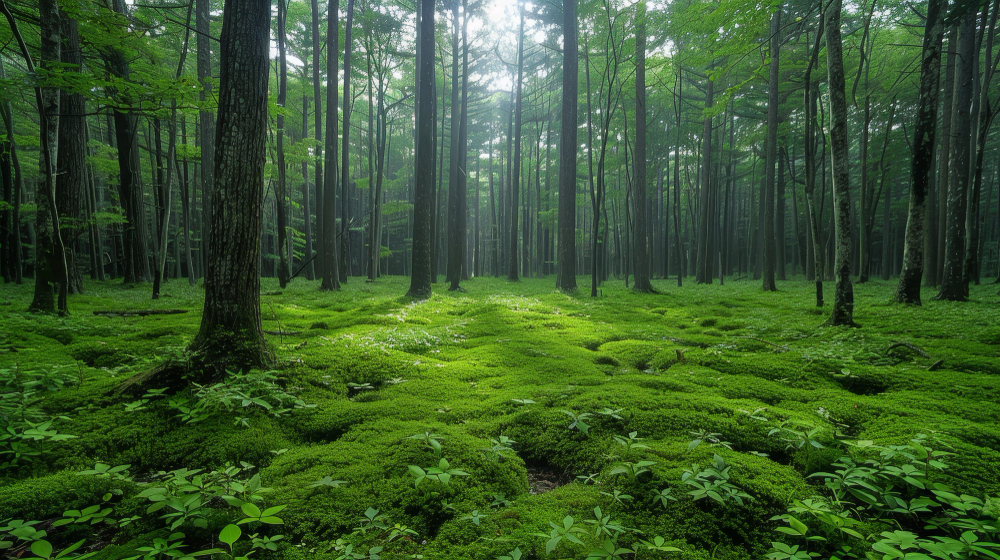 緑溢れる森林-1